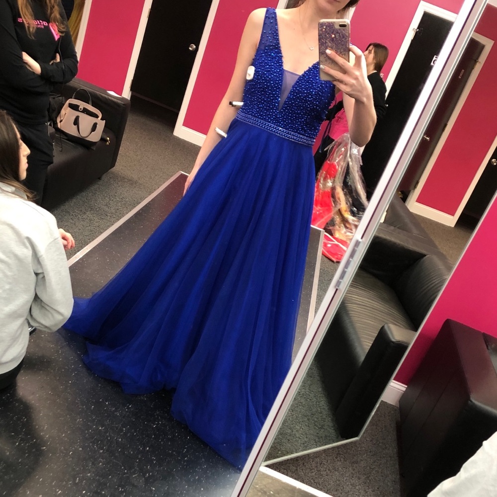 Prom gown/formal evening gown- Dave & Johnny